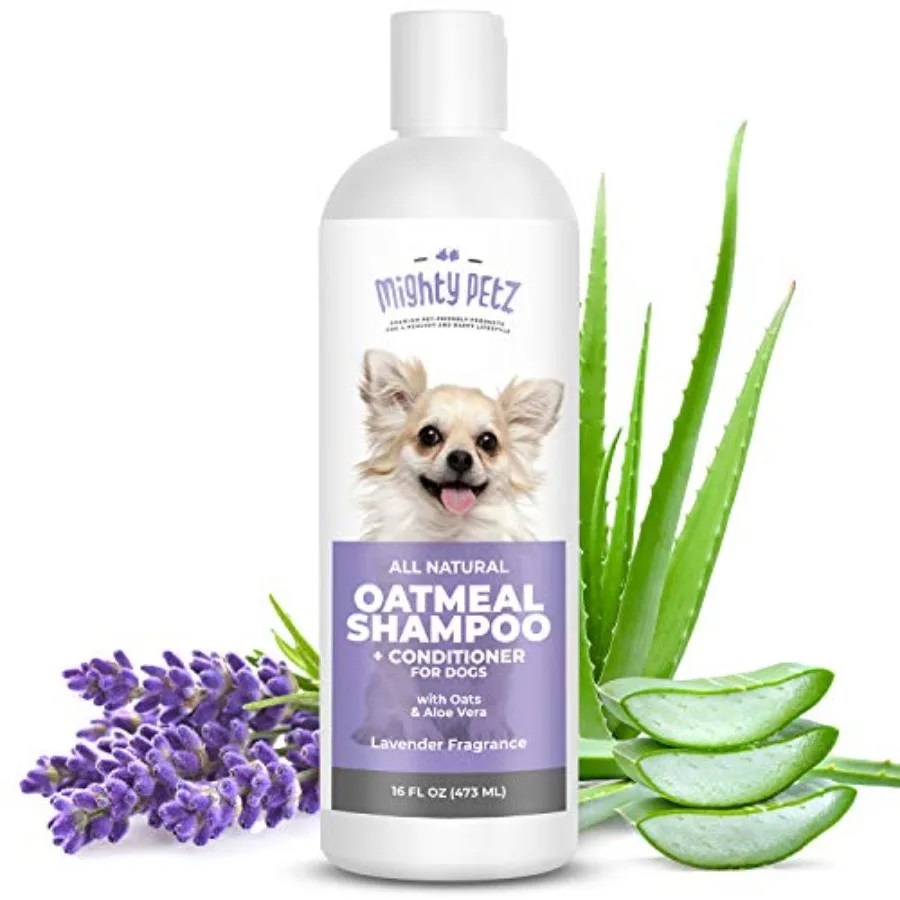 2-in-1 Oatmeal Dog Shampoo and Conditioner 16 oz Natural Support for Allergies, Itchy Sensitive Skin. Moisturizing and pH Balan
2-in-1 Oatmeal Dog Shampoo and Conditioner 16 oz Natural Support for Allergies, Itchy Sensitive Skin. Moisturizing and pH Balan