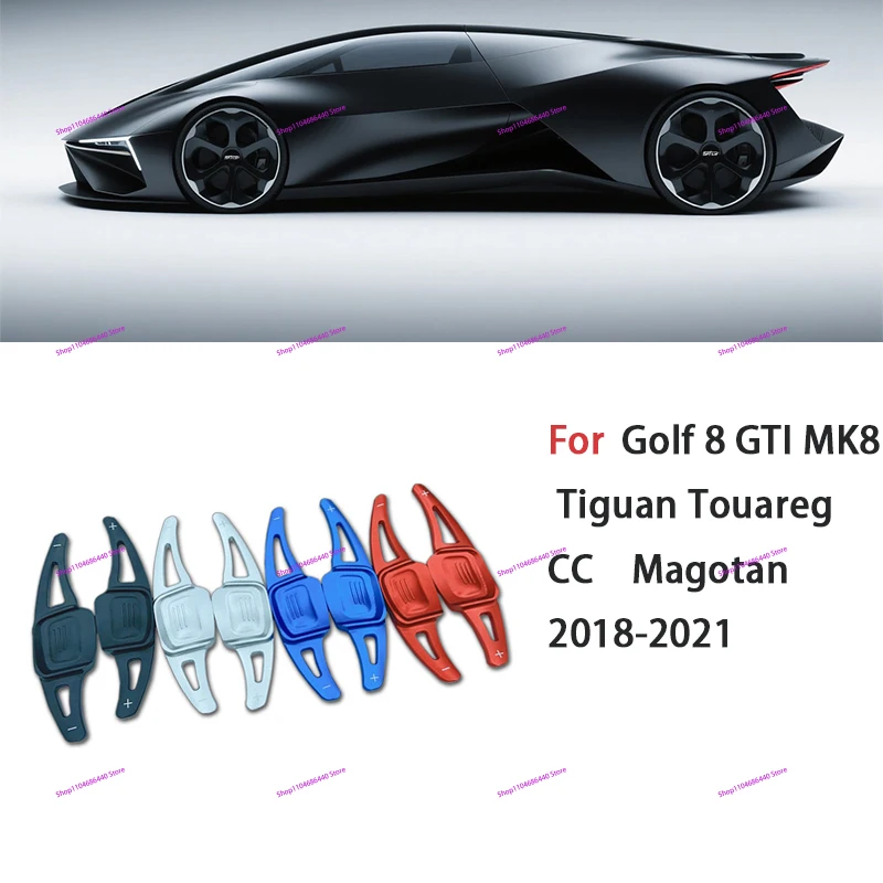 For Golf 8 GTI MK8 Tiguan Touareg CC Magotan 2018-2021 Car steering wheel shift paddles Aluminum shift paddles Modified parts
For Golf 8 GTI MK8 Tiguan Touareg CC Magotan 2018-2021 Car steering wheel shift paddles Aluminum shift paddles Modified parts