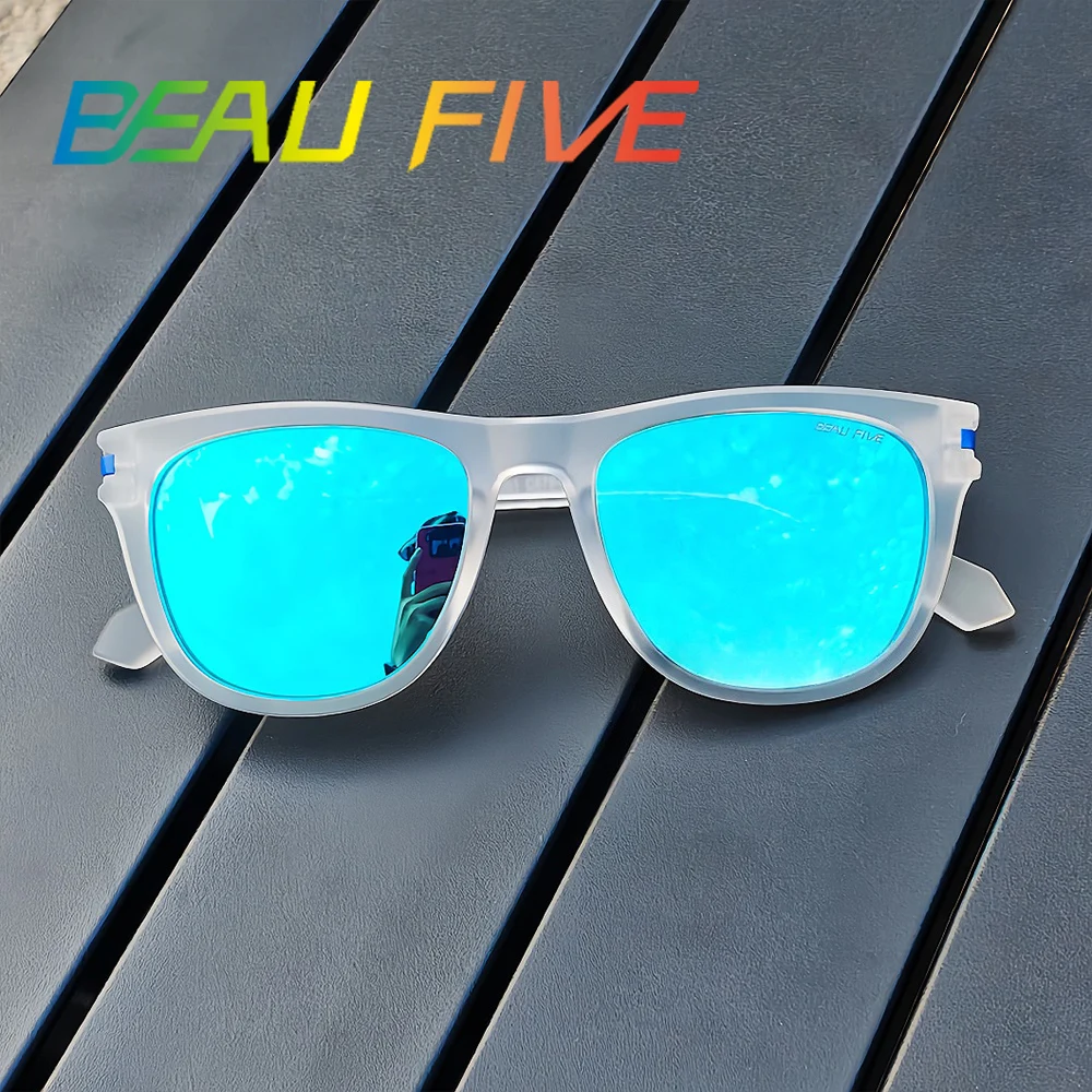 BEAU FIVE Polarized Square Sunglasses Men Women UV400 Mirror Lens Fashion Outdoor Driving Fishing Cycling Travel Beach Glasses
BEAU FIVE Polarized Square Sunglasses Men Women UV400 Mirror Lens Fashion Outdoor Driving Fishing Cycling Travel Beach Glasses