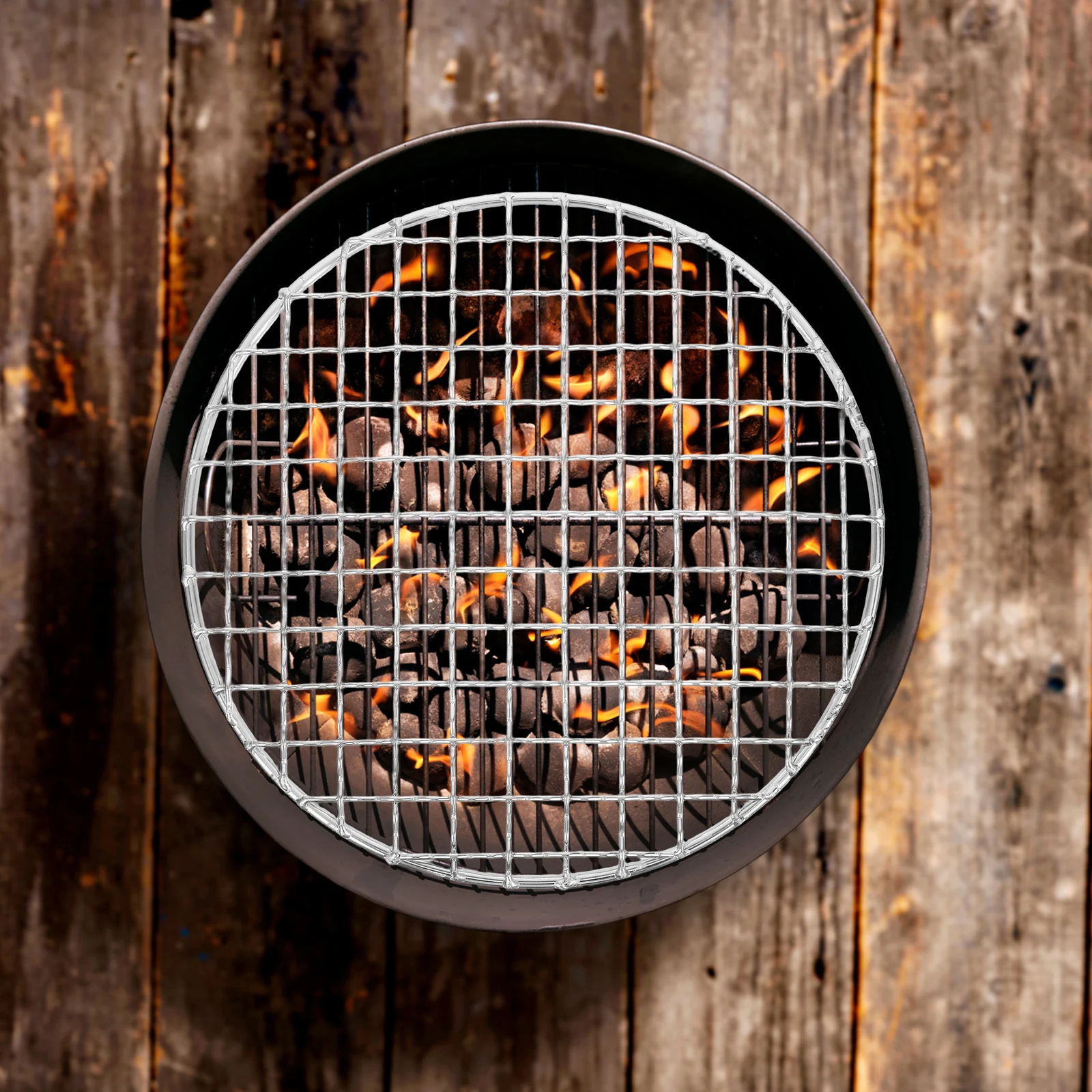 BBQ Grill Wire Mesh Round Rack Stainless Steel Cooking Grid Durable Smooth Even Heating Versatile
BBQ Grill Wire Mesh Round Rack Stainless Steel Cooking Grid Durable Smooth Even Heating Versatile