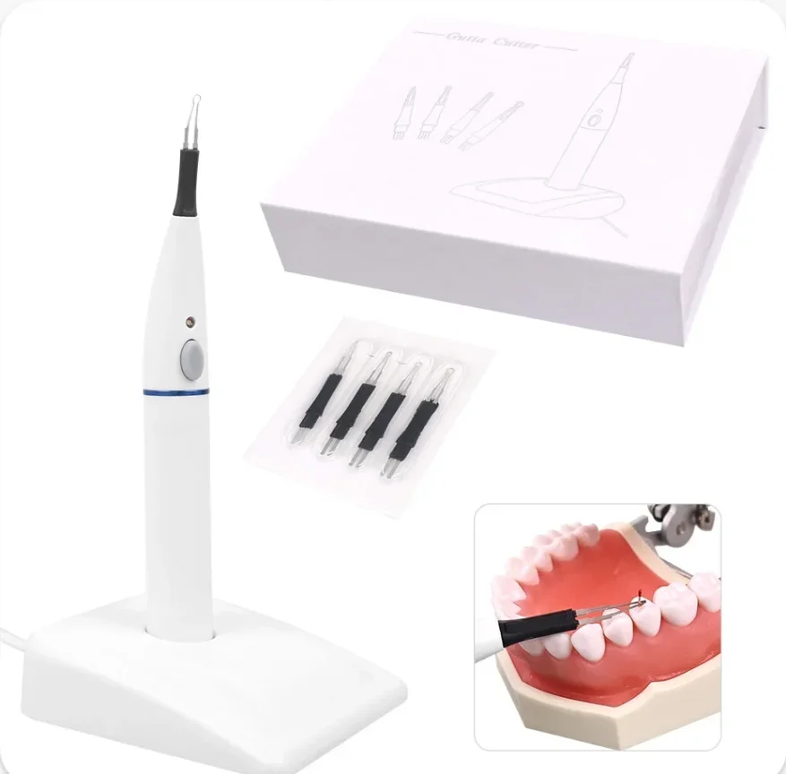 Dental Gutta Percha Tip Cutter Dissolved Breaker Gutta Percha Cutter with 4 Tips Gutta Percha Cutter Dentistry Tools
Dental Gutta Percha Tip Cutter Dissolved Breaker Gutta Percha Cutter with 4 Tips Gutta Percha Cutter Dentistry Tools