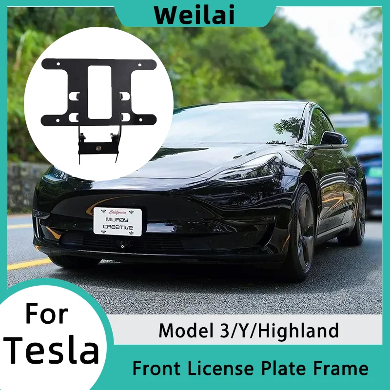 Рамка номерного знака для Tesla Model 3/Y/Highland автомобиля, алюминиевый передний держатель номерного знака, крепление без сверления, внешние аксессуары
Рамка номерного знака для Tesla Model 3/Y/Highland автомобиля, алюминиевый передний держатель номерного знака, крепление без сверления, внешние аксессуары