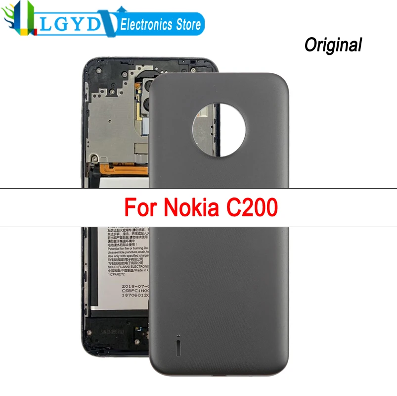 Original Battery Back Cover For Nokia C200 Rear Cover Replacement Part, with Logo
Original Battery Back Cover For Nokia C200 Rear Cover Replacement Part, with Logo