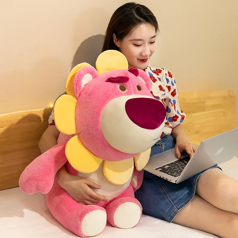 Cute Sunflower Lotso Bear Plush Pillow Soft Strawberry Bear Stuffed Toy Kawaii Bear Doll for Bedroom Sofa Kids Birthday Gift
Cute Sunflower Lotso Bear Plush Pillow Soft Strawberry Bear Stuffed Toy Kawaii Bear Doll for Bedroom Sofa Kids Birthday Gift