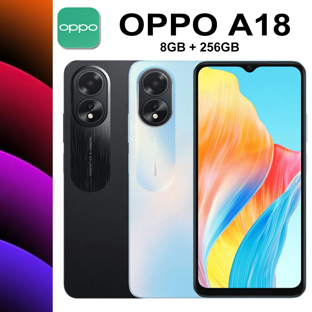 OPPO A18 original smart fashion mobile phone 4G network/dual sim dual standby 6.56-inch LCD water drop screen/8GB+256GB/5000mAh
OPPO A18 original smart fashion mobile phone 4G network/dual sim dual standby 6.56-inch LCD water drop screen/8GB+256GB/5000mAh