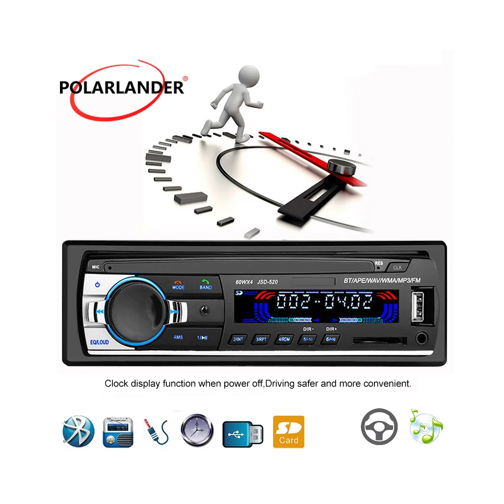 Автомагнитола 1DIN USB MP3-плеер Bluetooth FM-приемник 520 12 в SD-карта WMA/WAV дешевый 4*60 Вт EQ с дистанционным управлением на рулевом колесе
Автомагнитола 1DIN USB MP3-плеер Bluetooth FM-приемник 520 12 в SD-карта WMA/WAV дешевый 4*60 Вт EQ с дистанционным управлением на рулевом колесе