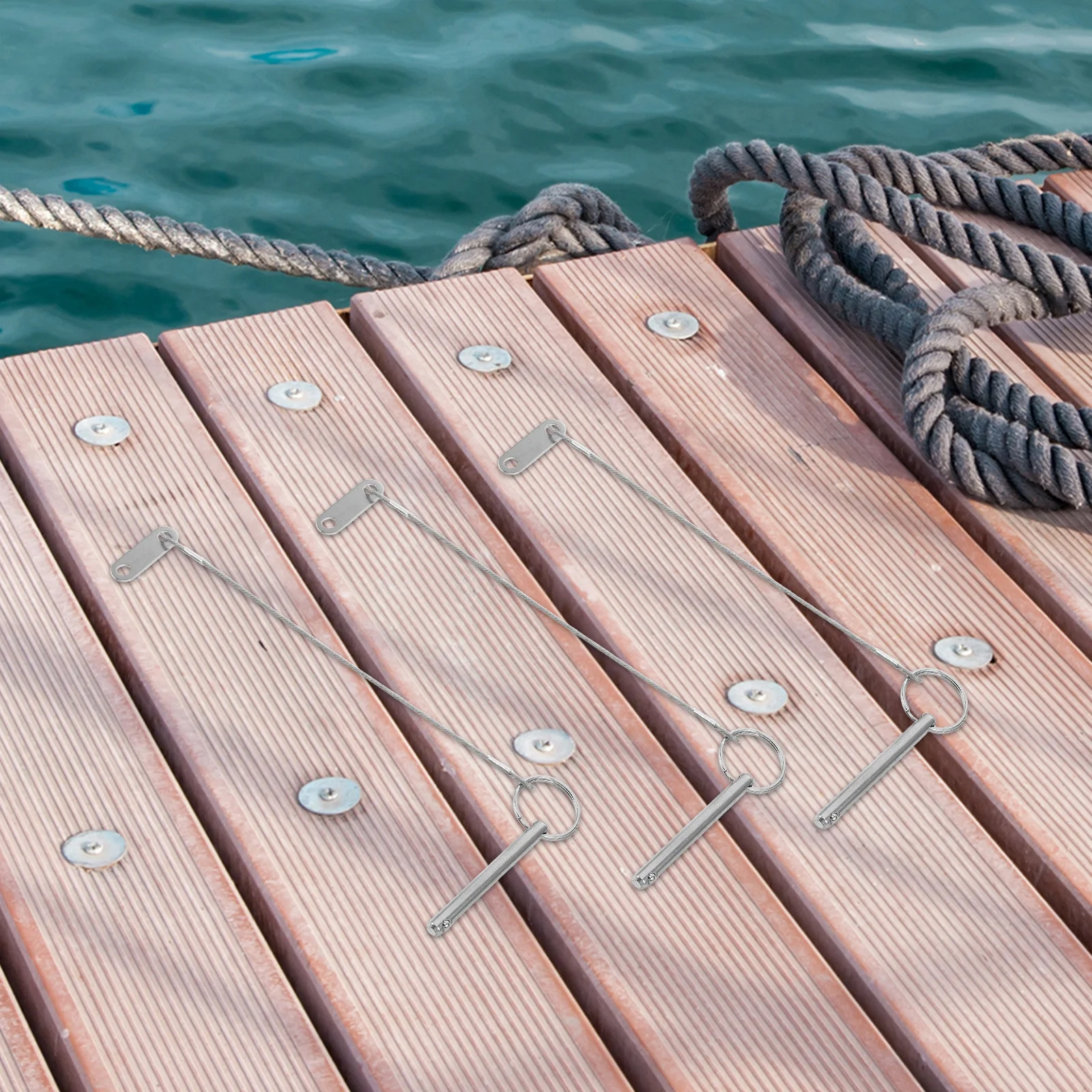 4Pcs Quick Release Ball Bearing Pins Spring Loaded Safety Lock Pins Marine Hardware Automatic Reset for Bimini Tops Boat
4Pcs Quick Release Ball Bearing Pins Spring Loaded Safety Lock Pins Marine Hardware Automatic Reset for Bimini Tops Boat