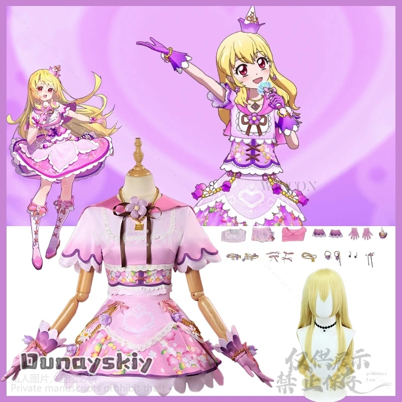 Aikatsu!cosplay Hoshimiya Ichigo Anime Performance Costume Lilac Cake Dress Kawaii Idol Pink Lolita Wigs Jirai Kei Customized
Aikatsu!cosplay Hoshimiya Ichigo Anime Performance Costume Lilac Cake Dress Kawaii Idol Pink Lolita Wigs Jirai Kei Customized