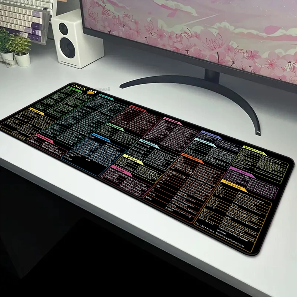 Linux Commands Shortcuts Mouse Pad Large Extended Office Computer Desk Mat Keyboard Mousepad Stitched Edge Non-Slip 900x400mm
Linux Commands Shortcuts Mouse Pad Large Extended Office Computer Desk Mat Keyboard Mousepad Stitched Edge Non-Slip 900x400mm