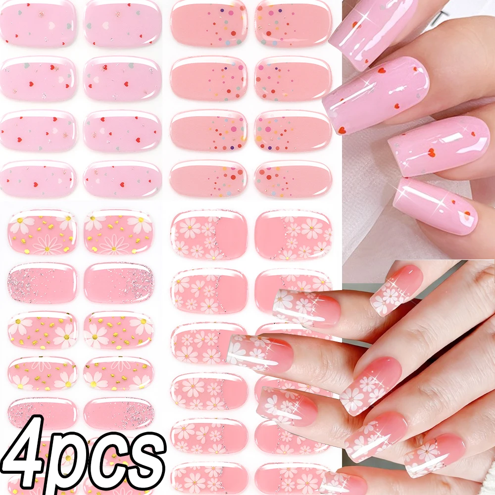 4 шт. 3D-наклейки для ногтей ко Дню святого Валентина, полузатвердевшие гелевые, розовые глянцевые, с маленькими звездочками, в горошек, с белыми ромашками, водостойкие, для декора ногтей
4 шт. 3D-наклейки для ногтей ко Дню святого Валентина, полузатвердевшие гелевые, розовые глянцевые, с маленькими звездочками, в горошек, с белыми ромашками, водостойкие, для декора ногтей