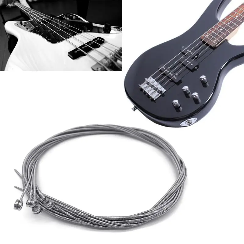 4 String Electric Bass Strings, Durable Instrument Accessory Replacement Parts for 4 String 5 String Electric Bass Parts 69HD
4 String Electric Bass Strings, Durable Instrument Accessory Replacement Parts for 4 String 5 String Electric Bass Parts 69HD