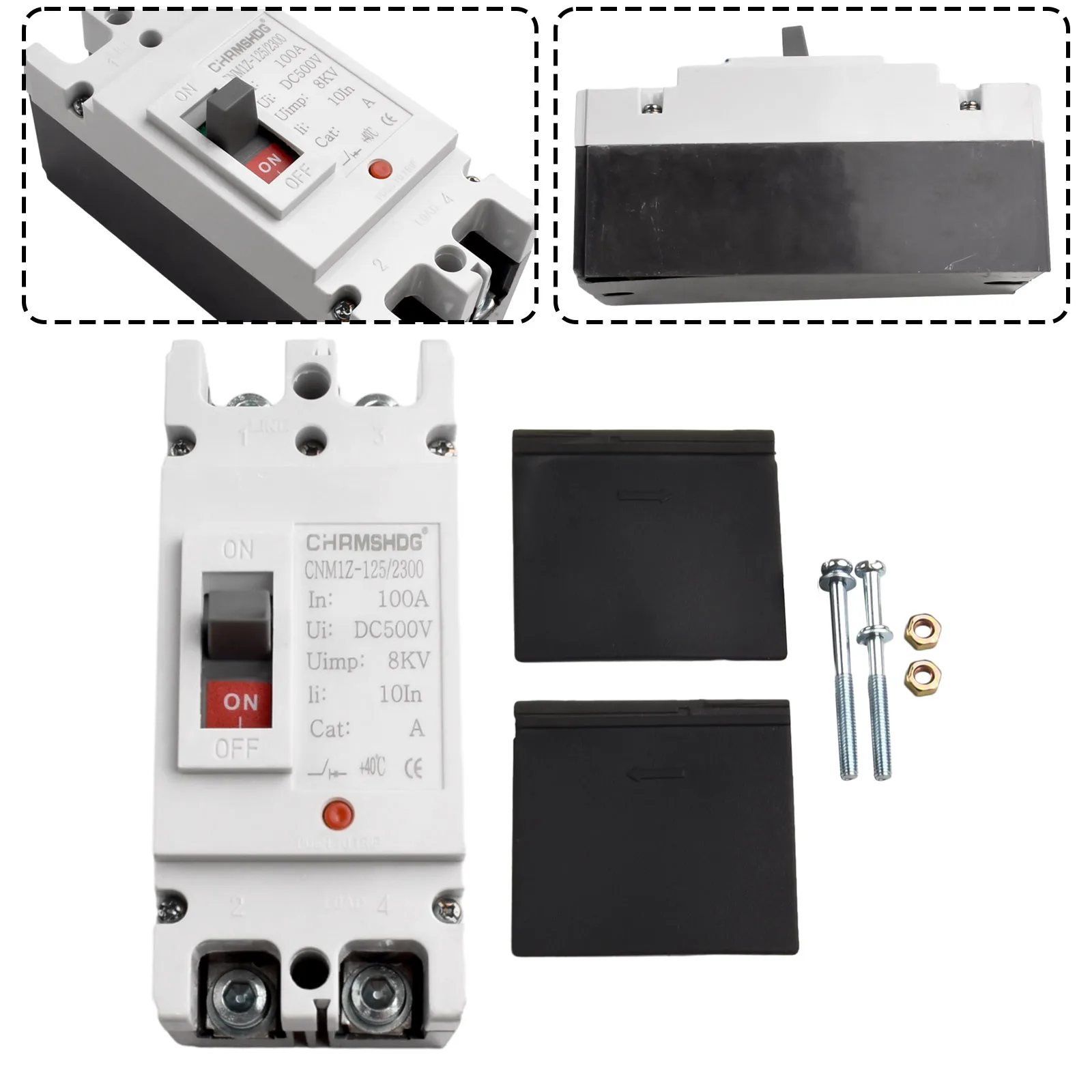 DC Circuit Breaker MCCB 2 Pole 600V for Solar Power Distribution and Battery PV Systems Electrical Protection Device
DC Circuit Breaker MCCB 2 Pole 600V for Solar Power Distribution and Battery PV Systems Electrical Protection Device