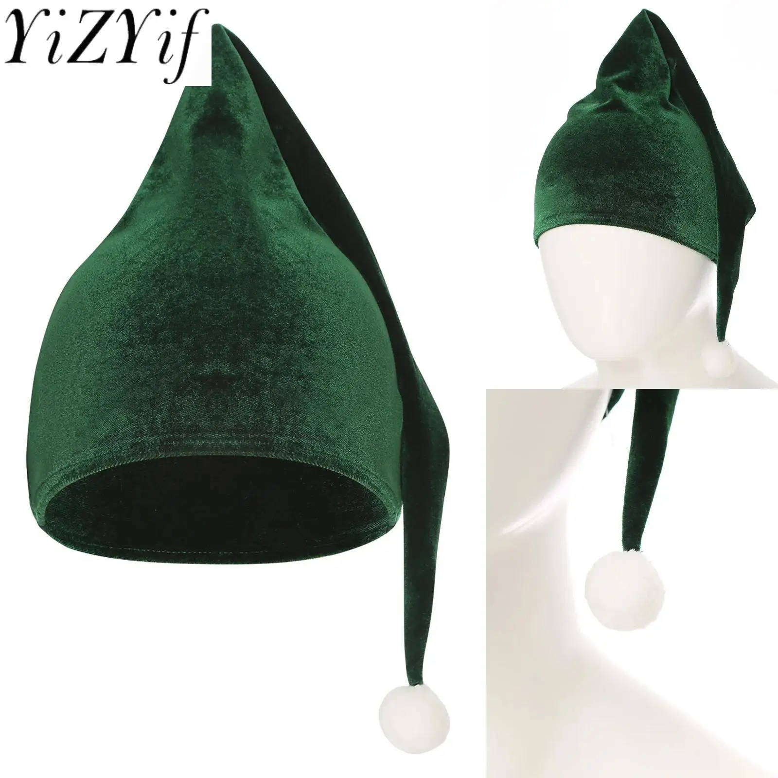 Женская рождественская фестивальная ролевая игра, шляпа феи и эльфа, бархатная шляпа, белая длинная шляпа с помпоном, рождественское праздничное платье, аксессуары для костюмов
Женская рождественская фестивальная ролевая игра, шляпа феи и эльфа, бархатная шляпа, белая длинная шляпа с помпоном, рождественское праздничное платье, аксессуары для костюмов
