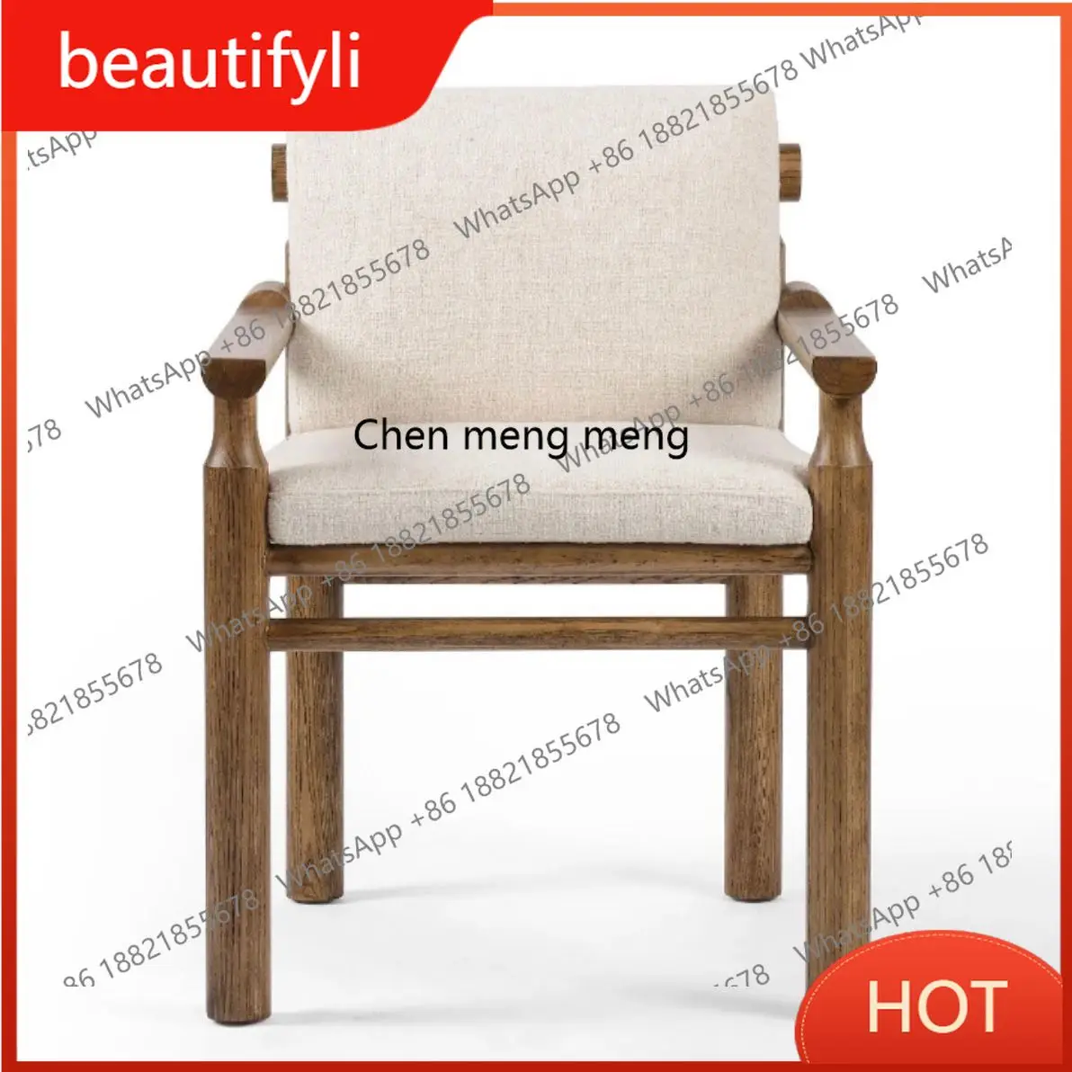 A139 New Chinese Solid Wood Dining Chair Modern Simple Armrest Backrest Hotel Restaurant Club Negotiation Chair
A139 New Chinese Solid Wood Dining Chair Modern Simple Armrest Backrest Hotel Restaurant Club Negotiation Chair