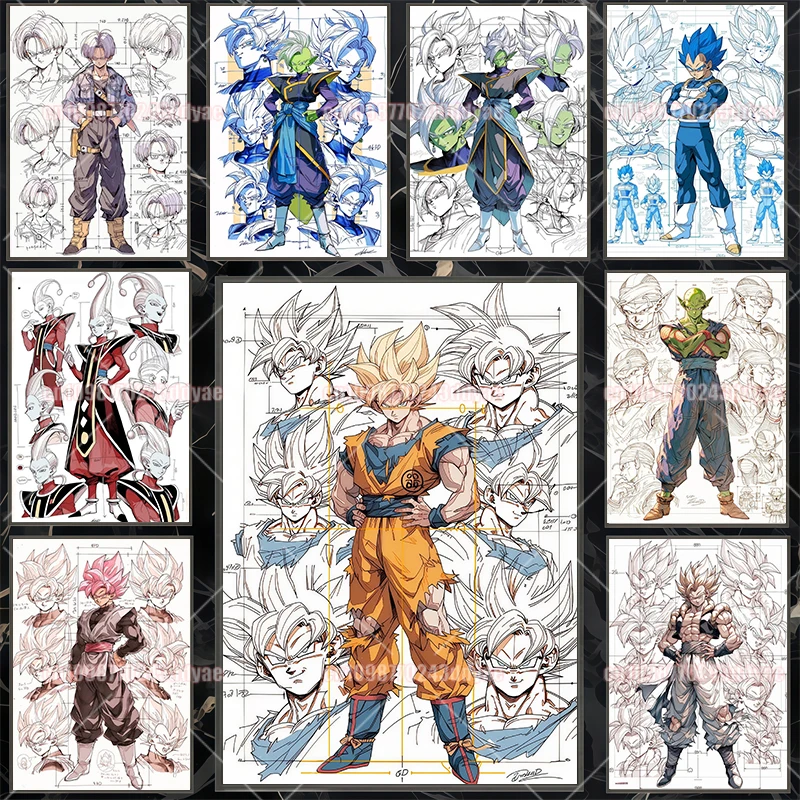 Japanese Anime Dragon Ball Poster Goku Vegeta High Quality Printed Waterproof Wall Art Sticker Living Room Decoration Gift
Japanese Anime Dragon Ball Poster Goku Vegeta High Quality Printed Waterproof Wall Art Sticker Living Room Decoration Gift