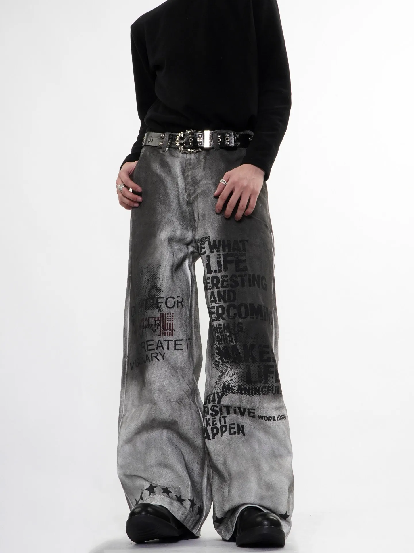 Retro American High Street Loose Casual Straight Leg Jeans Men's Vintage Washed Graffiti Dyeing Long Pants Spring Season
Retro American High Street Loose Casual Straight Leg Jeans Men's Vintage Washed Graffiti Dyeing Long Pants Spring Season