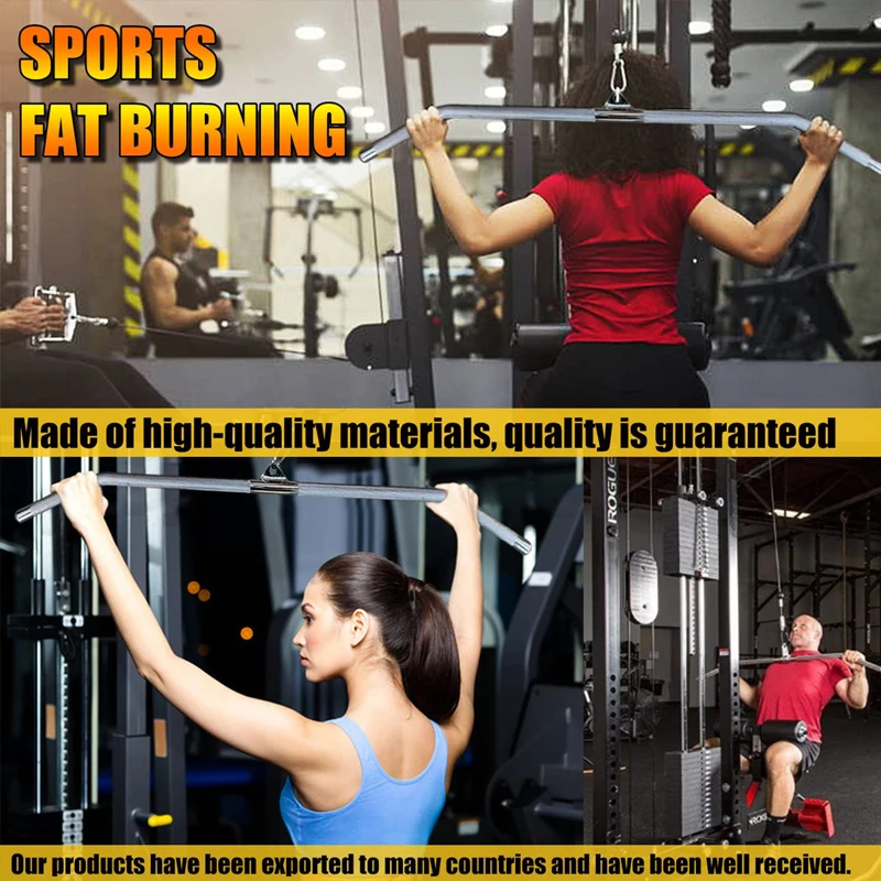 Выдвижная штанга с широкой рукояткой, 115 см, нескользящая ручка для домашнего тренажерного зала, тренировок на трицепсе и спине
Выдвижная штанга с широкой рукояткой, 115 см, нескользящая ручка для домашнего тренажерного зала, тренировок на трицепсе и спине