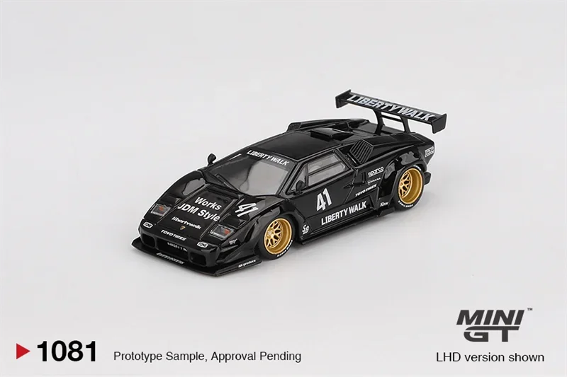 *Предпродажа* MINI GT 1:64 Countach LB-WORKS Черная литая под давлением модель автомобиля 
*Предпродажа* MINI GT 1:64 Countach LB-WORKS Черная литая под давлением модель автомобиля