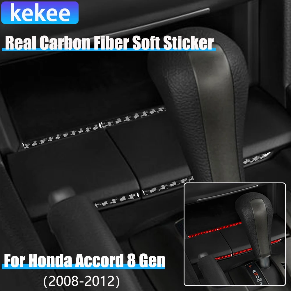 Real Carbon Fiber Car Accessories Center Console Strip Cover Modified Sticker For Honda Accord 8th Gen 2008 2009 2010 2011 2012 
Real Carbon Fiber Car Accessories Center Console Strip Cover Modified Sticker For Honda Accord 8th Gen 2008 2009 2010 2011 2012