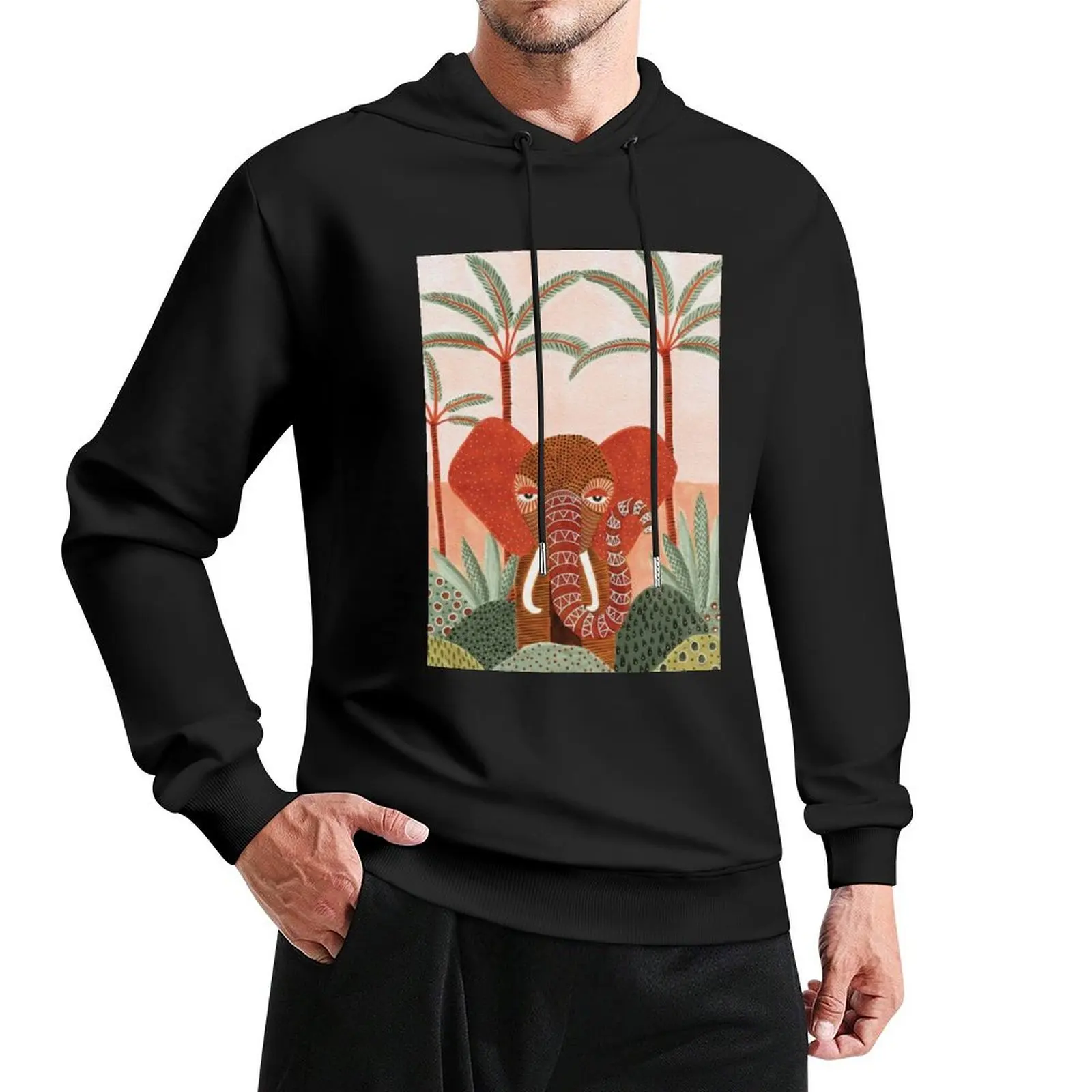 Tropical Elephant Painting Pullover Hoodie men wear autumn jacket men men's coat men clothes mens hoodie
Tropical Elephant Painting Pullover Hoodie men wear autumn jacket men men's coat men clothes mens hoodie