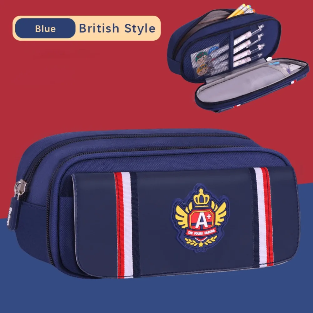 Cartoon British Style Pen Bag Large Capacity Multifunctional Pencil Case Three-layers Cosmetic Storage Bag Students
Cartoon British Style Pen Bag Large Capacity Multifunctional Pencil Case Three-layers Cosmetic Storage Bag Students