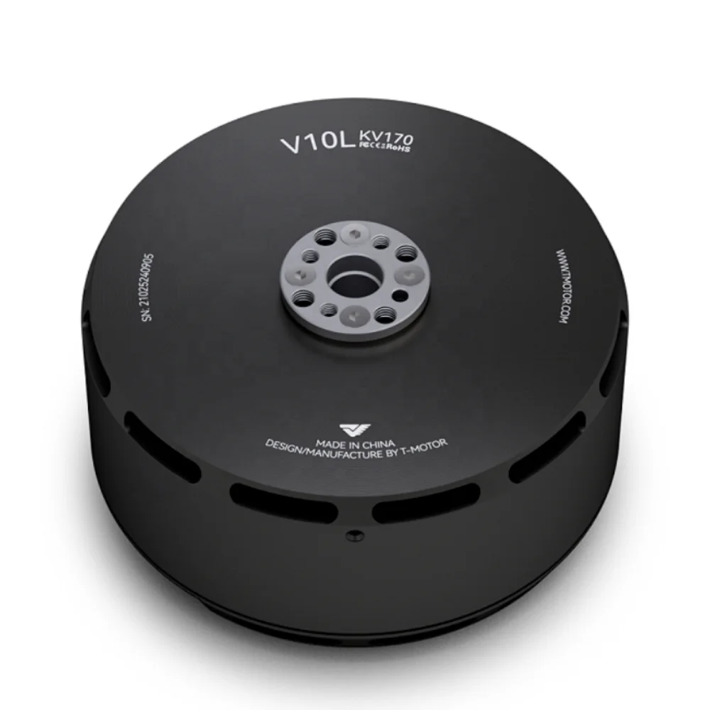 T-MOTOR V10L KV170 12S Wholesale Powerful 9000W Brushless Vtol Drone Electric Paramotor Motor
T-MOTOR V10L KV170 12S Wholesale Powerful 9000W Brushless Vtol Drone Electric Paramotor Motor