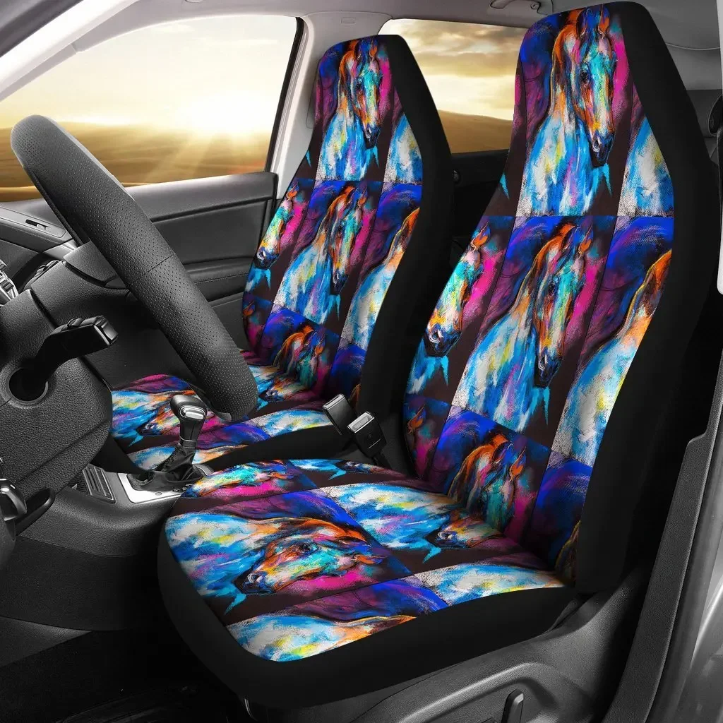 Horse Portrait Pattern Print Seat Cover Car Seat Covers Set 2 Pc, Car Accessories Car Mats
Horse Portrait Pattern Print Seat Cover Car Seat Covers Set 2 Pc, Car Accessories Car Mats
