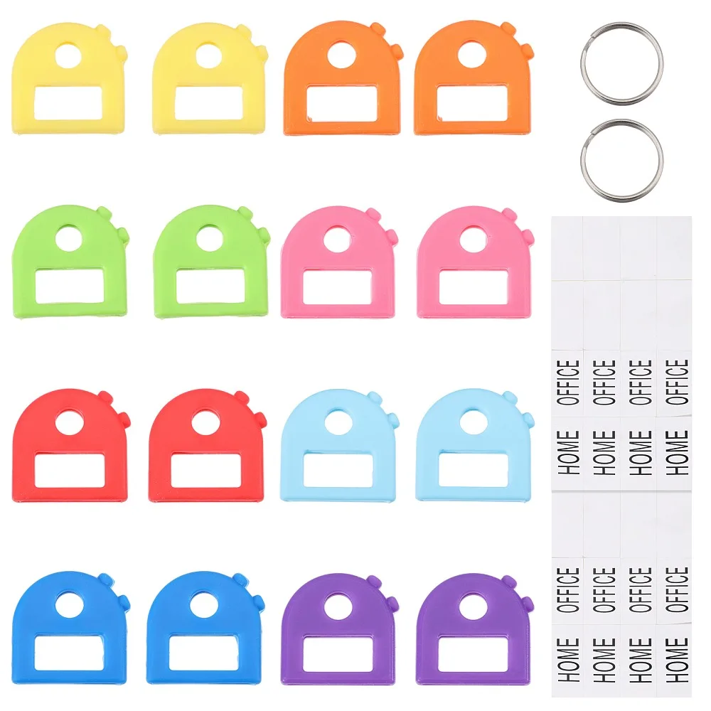 2 Sets Plastic Key Caps Key Identifier Covers Tags Half Round Colorful 25x2mm
2 Sets Plastic Key Caps Key Identifier Covers Tags Half Round Colorful 25x2mm