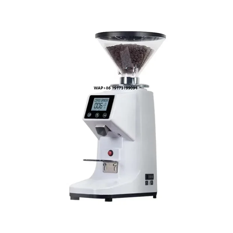 Коммерческая автоматическая кофемолка с плоскими жерновами 60 мм из нержавеющей стали для дома и отелей
Коммерческая автоматическая кофемолка с плоскими жерновами 60 мм из нержавеющей стали для дома и отелей