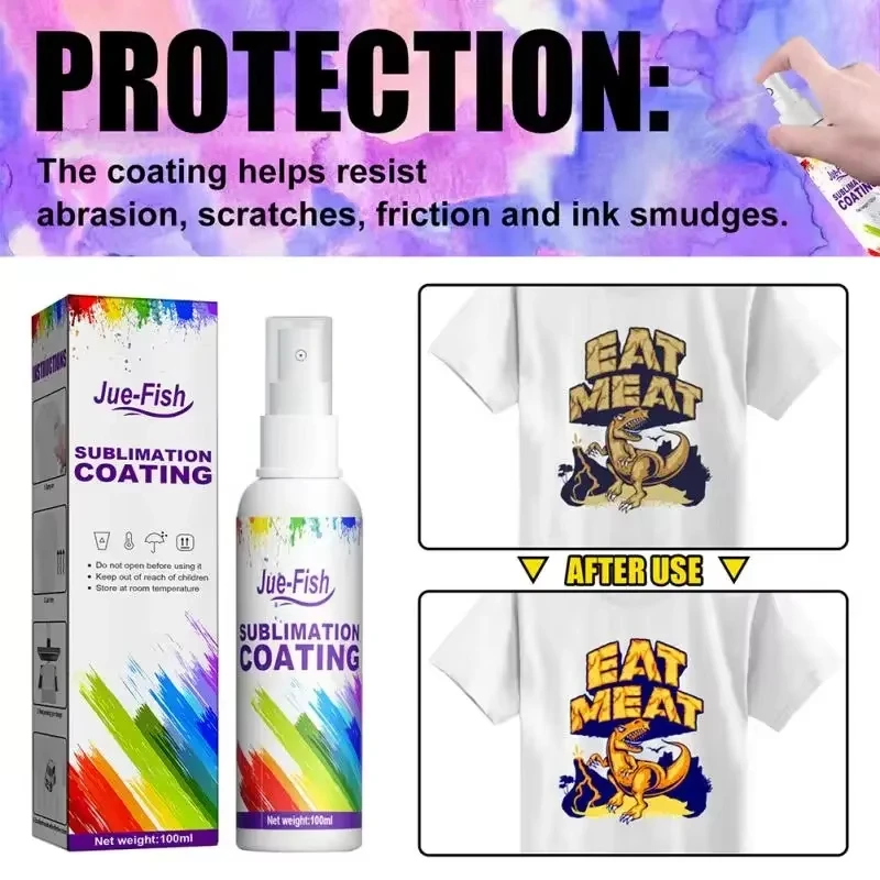 Sublimation Coating Spray T-Shirt Canvas Caps Mug Sublimating Fast Pretreatment Cotton Fabric Clothes Sublimation Coating Liquid
Sublimation Coating Spray T-Shirt Canvas Caps Mug Sublimating Fast Pretreatment Cotton Fabric Clothes Sublimation Coating Liquid