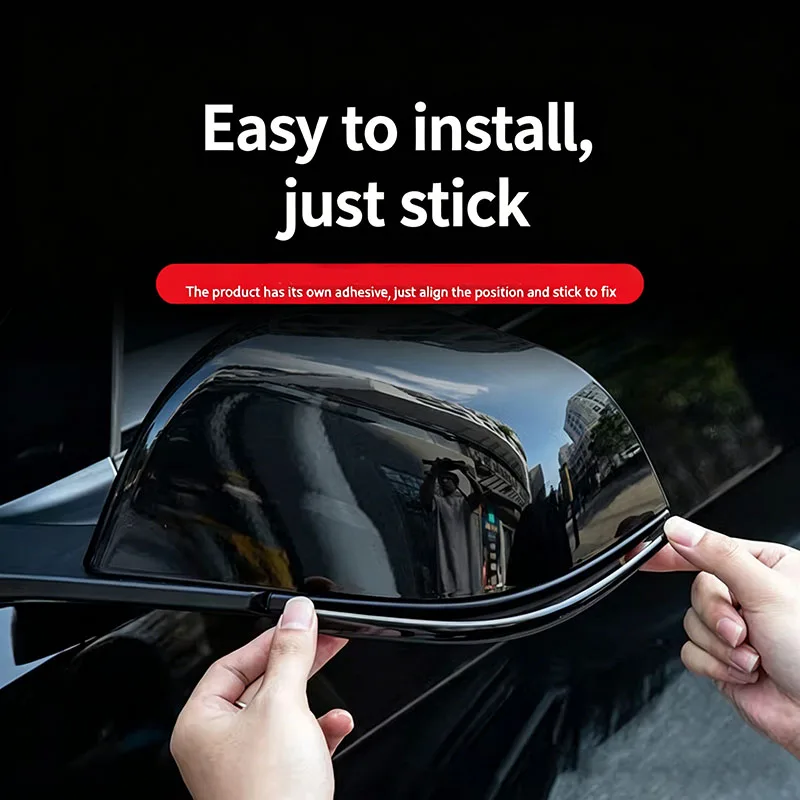 ABS Rearview Mirror Anti-collision Strips Trim Anti-scratch Sticker Cover For Tesla Model 3 Y YL Juniper Highland 2025-2020 2026
ABS Rearview Mirror Anti-collision Strips Trim Anti-scratch Sticker Cover For Tesla Model 3 Y YL Juniper Highland 2025-2020 2026
