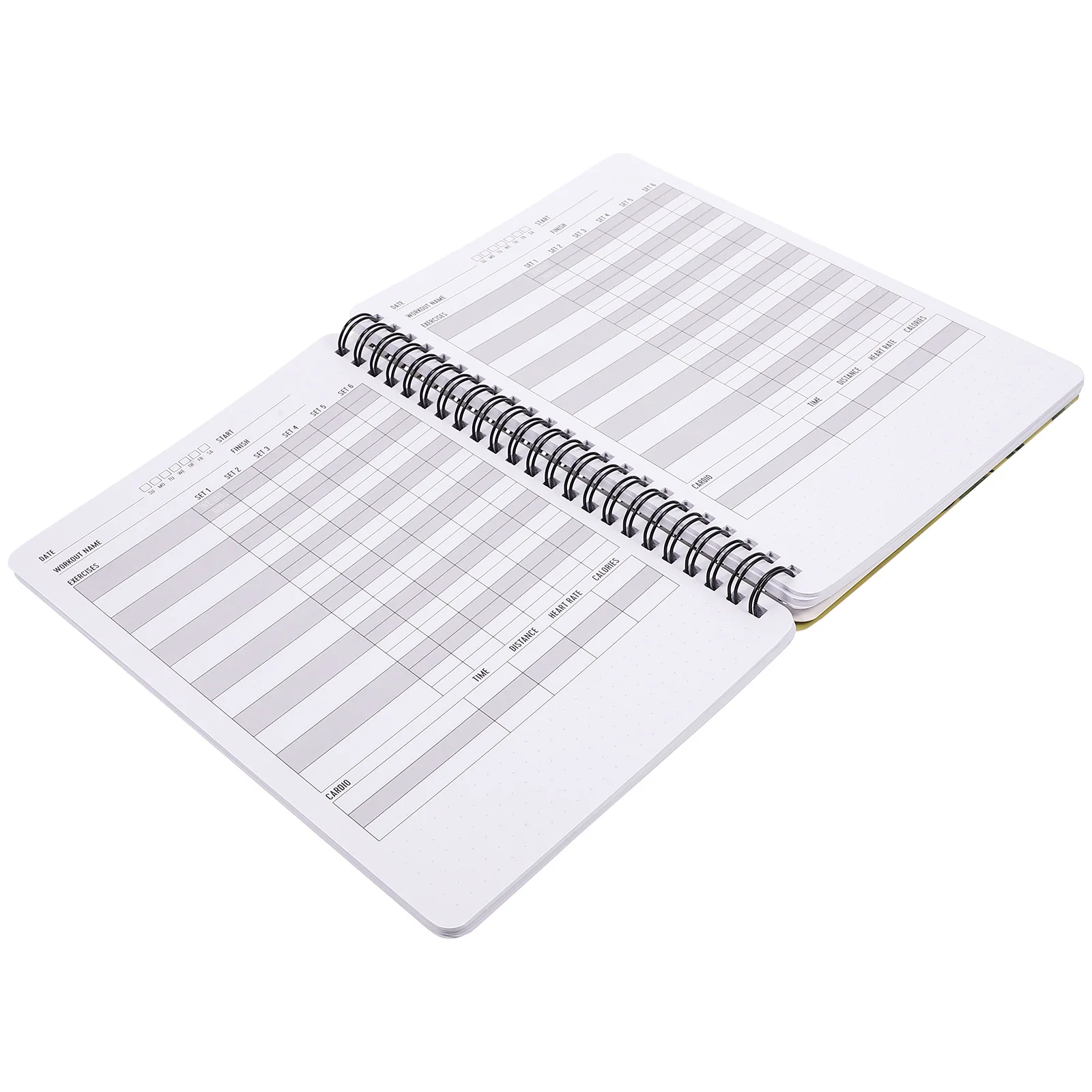 Gym Exercise Journal Fitness Planner Portable Workout Notebooks for Women Men Track Spiral Binding Health Diary
Gym Exercise Journal Fitness Planner Portable Workout Notebooks for Women Men Track Spiral Binding Health Diary