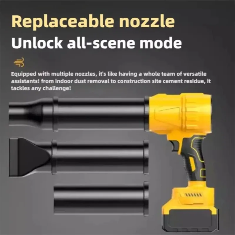 Cordless Lithium Battery High Power Turbo Blower Portable Violent Fan for Car Washing Dust Water Blowing
Cordless Lithium Battery High Power Turbo Blower Portable Violent Fan for Car Washing Dust Water Blowing