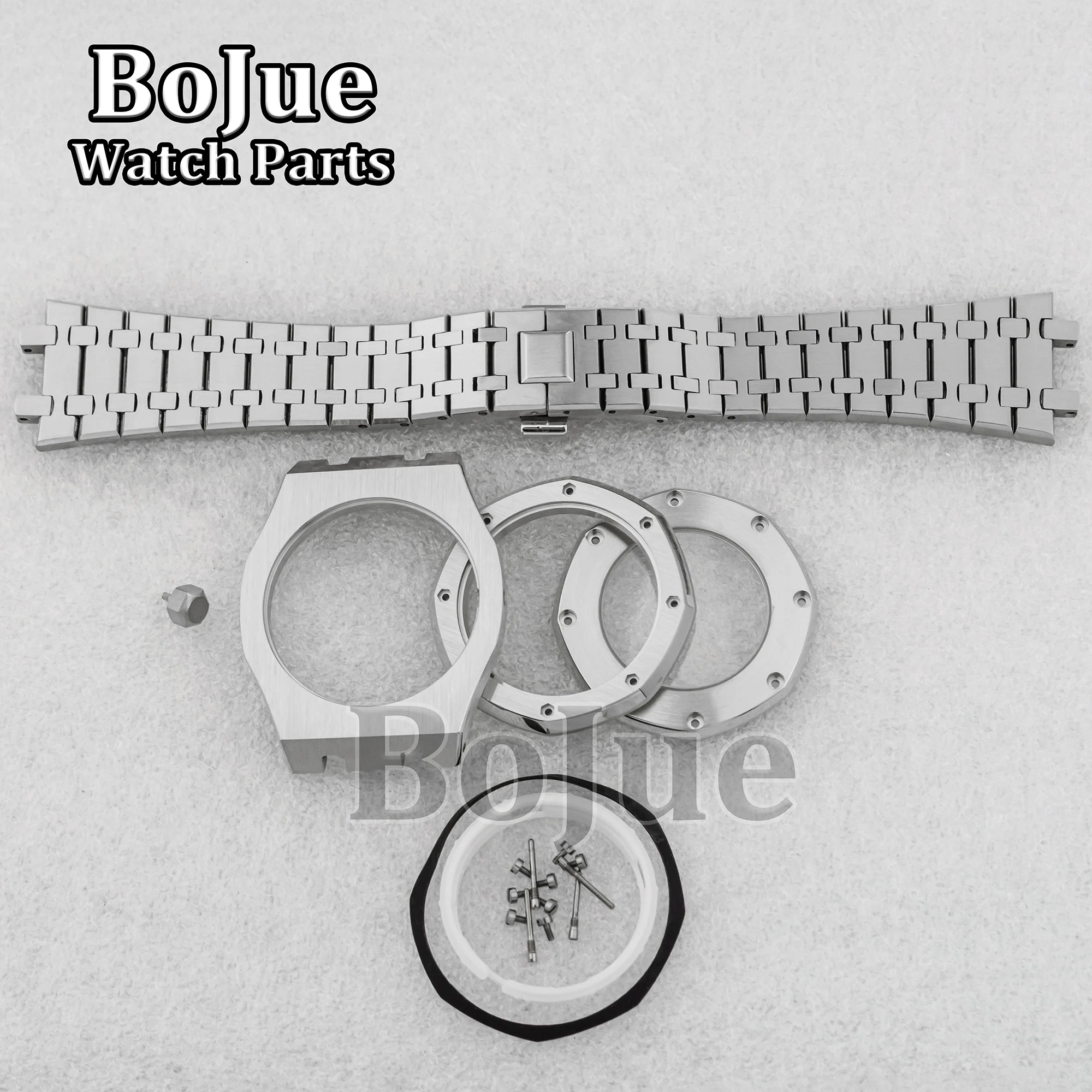 Men's 41mm Solid Stainless Steel Watch Case Strap Sapphire Crystal Waterproof Dive Case For OAK NH36/NH35 Movement Watch Parts
Men's 41mm Solid Stainless Steel Watch Case Strap Sapphire Crystal Waterproof Dive Case For OAK NH36/NH35 Movement Watch Parts