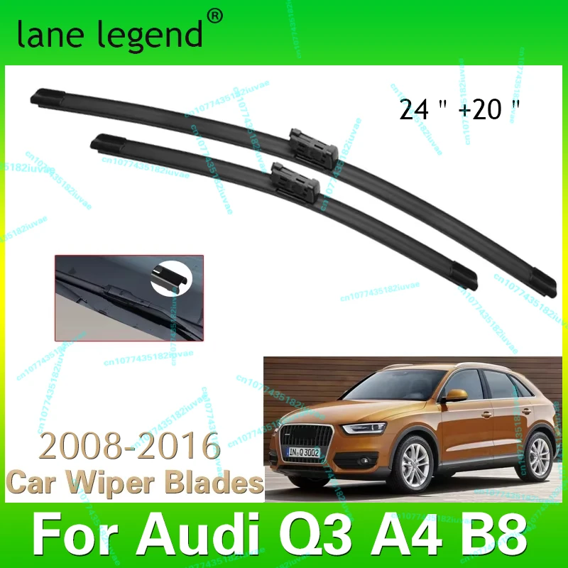 24"+20" 2Pcs LHD Front Windshield Windscreen Wiper Blades Set For Audi Q3 A4 B8 2011 2012 2013 2014 2015 2016
24"+20" 2Pcs LHD Front Windshield Windscreen Wiper Blades Set For Audi Q3 A4 B8 2011 2012 2013 2014 2015 2016