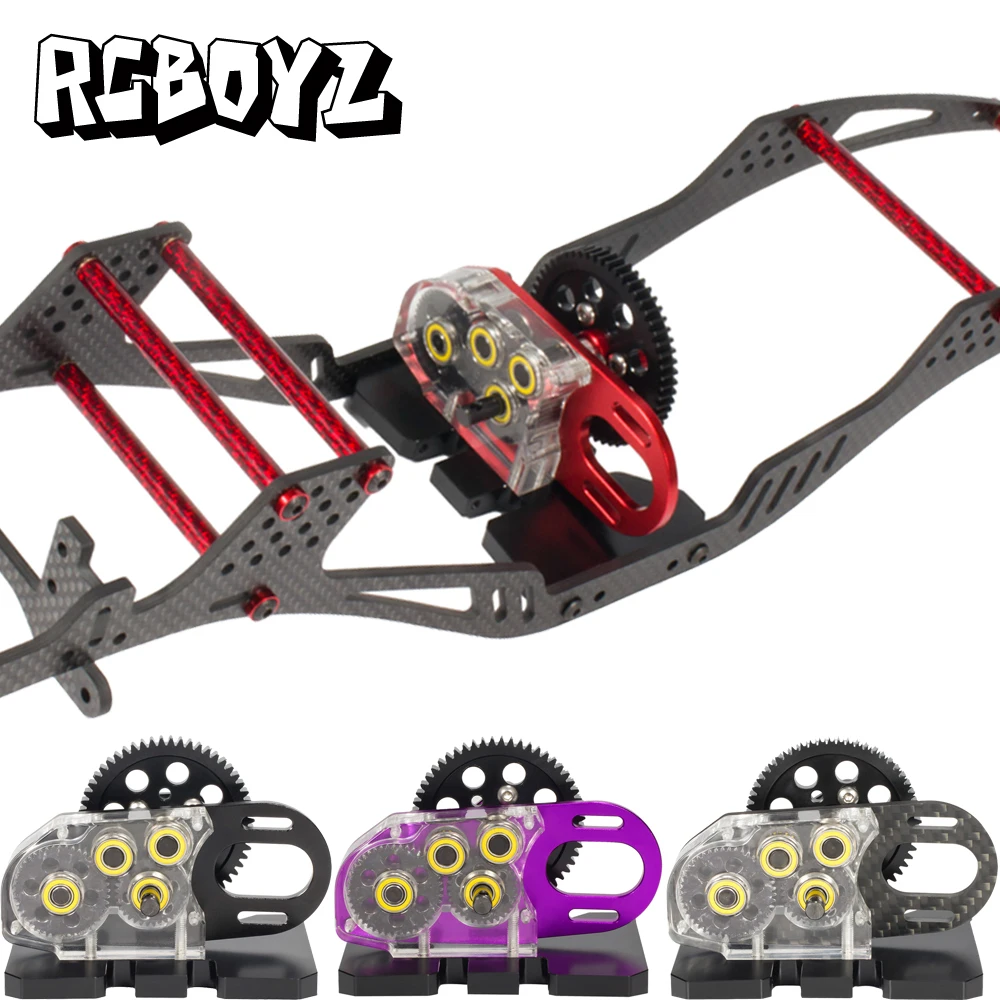 Acrylic 2Low Middle Transmission Gearbox Overdrive Set for 1/10 RC Crawler SCX10 III II 90046 Capra Element TRX4 LCG Upgrades
Acrylic 2Low Middle Transmission Gearbox Overdrive Set for 1/10 RC Crawler SCX10 III II 90046 Capra Element TRX4 LCG Upgrades