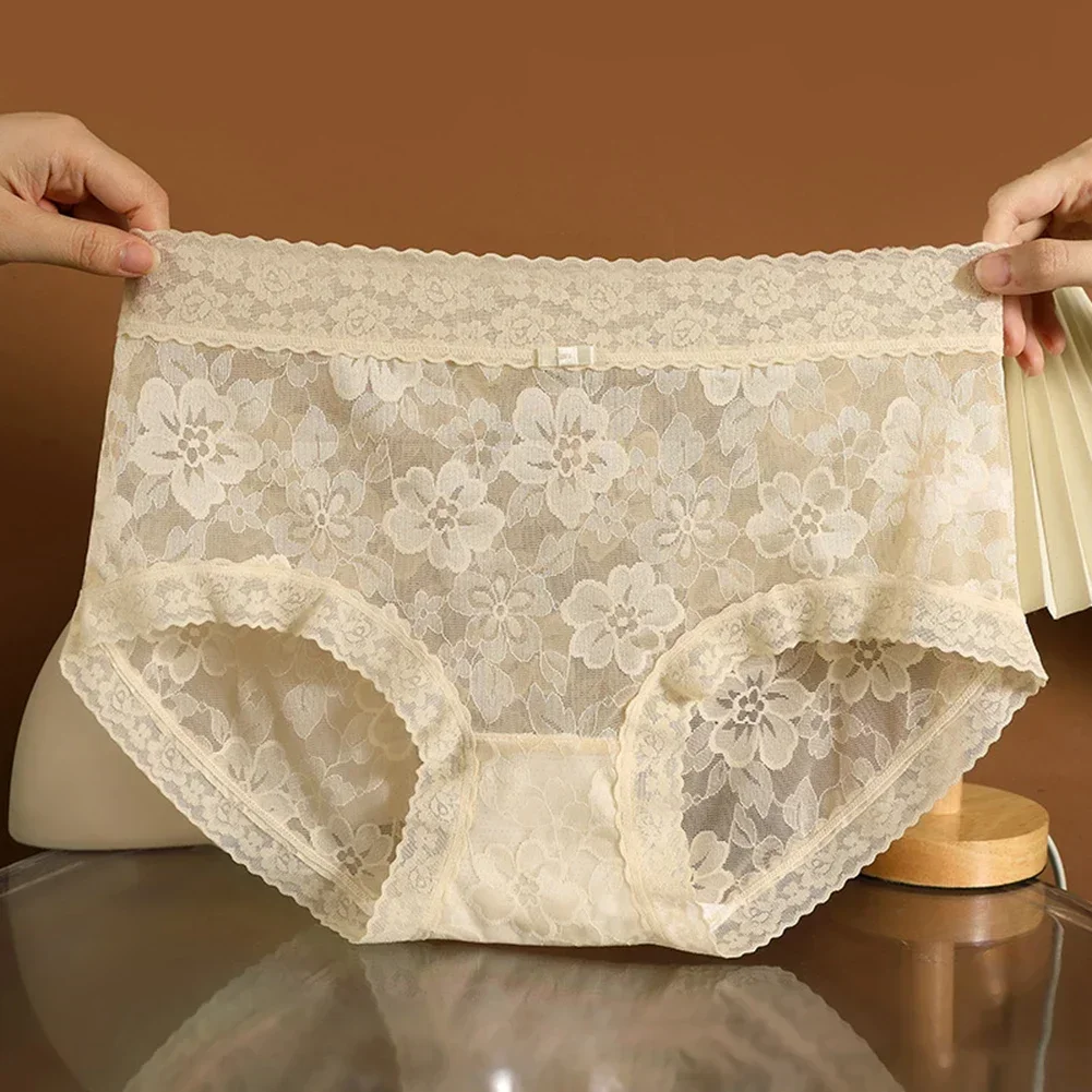Women's Lace Seamless Panties Middle Waist Skin Friendly Breathable Briefs Underwear Ladies Knicker Underpant
Women's Lace Seamless Panties Middle Waist Skin Friendly Breathable Briefs Underwear Ladies Knicker Underpant
