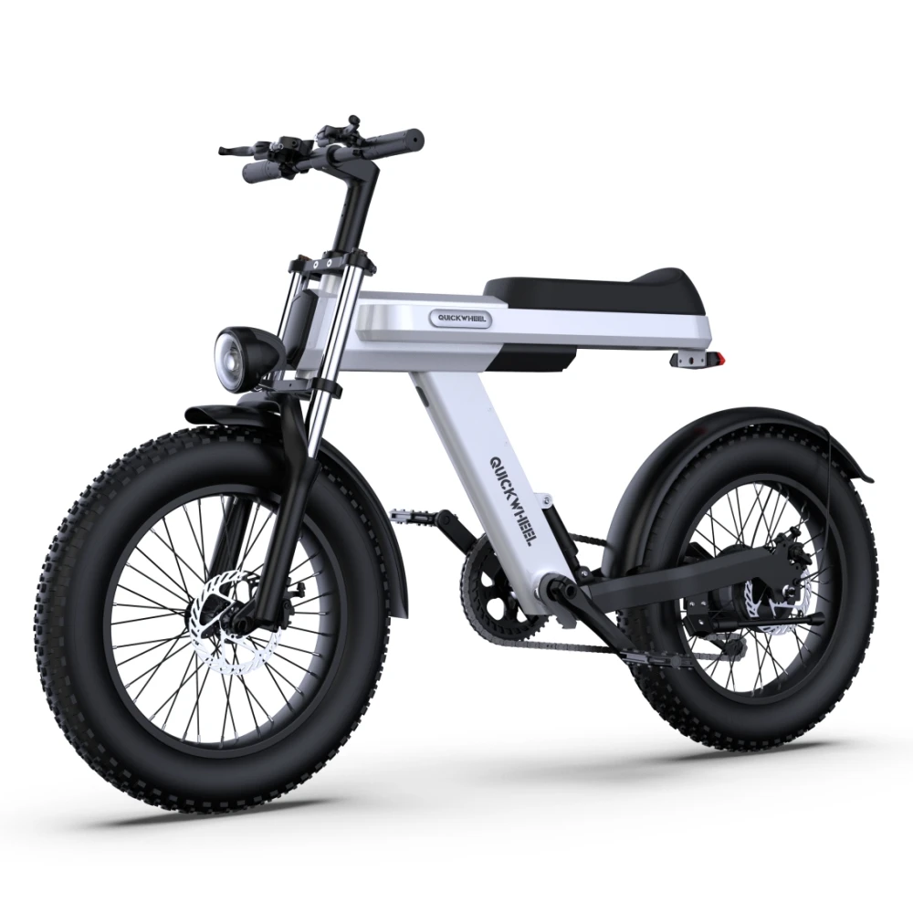 Quickwheel Electric Bicycle 20 Inch Fat Tire Bike 48V 15Ah Lithium Battery Folding Scooter Electric City Bike
Quickwheel Electric Bicycle 20 Inch Fat Tire Bike 48V 15Ah Lithium Battery Folding Scooter Electric City Bike