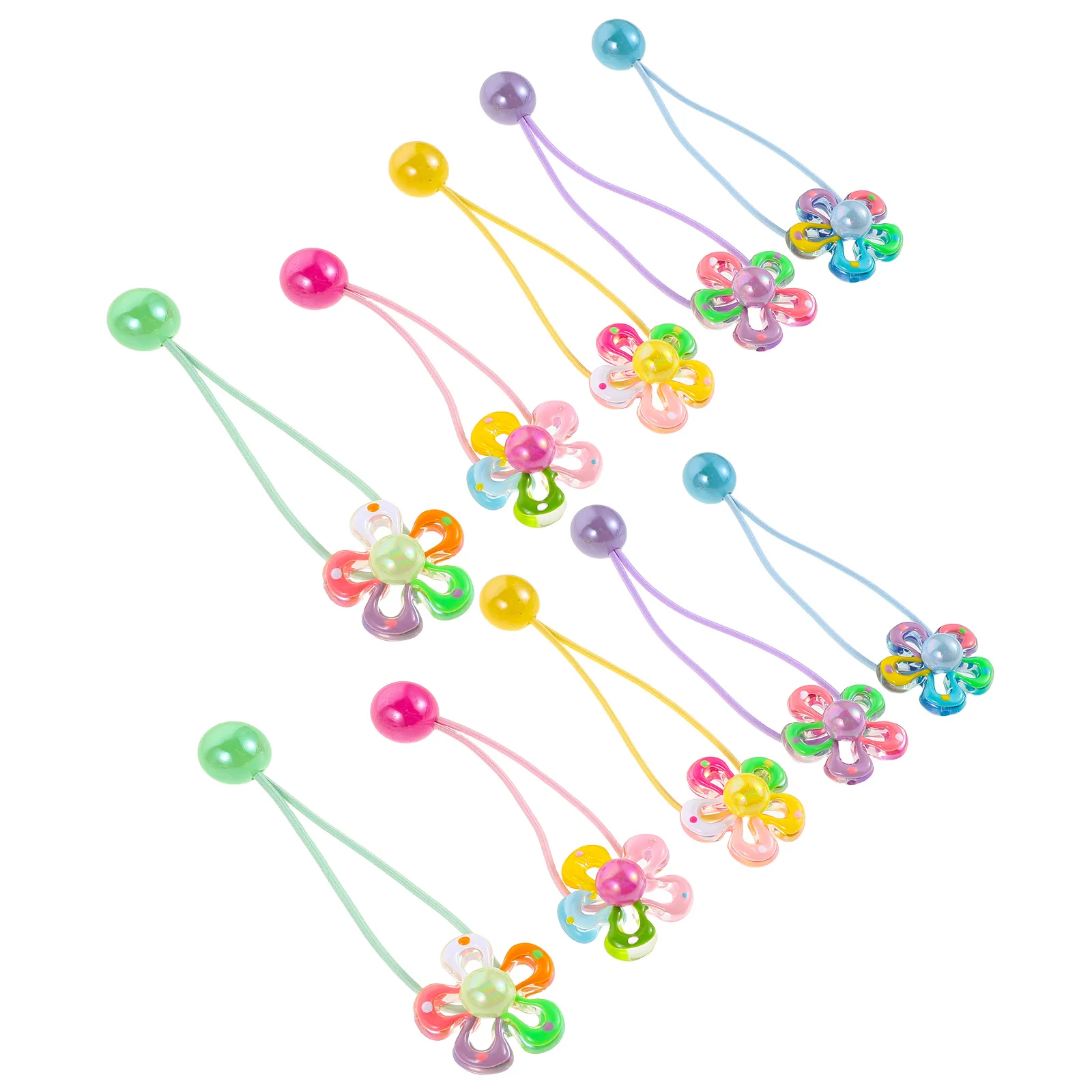 10 шт., детская веревка для волос в форме мультяшного цветка, эластичные ленты для волос, мягкие держатели для хвоста для девочек, малышей, школьные аксессуары для вечеринок 
10 шт., детская веревка для волос в форме мультяшного цветка, эластичные ленты для волос, мягкие держатели для хвоста для девочек, малышей, школьные аксессуары для вечеринок