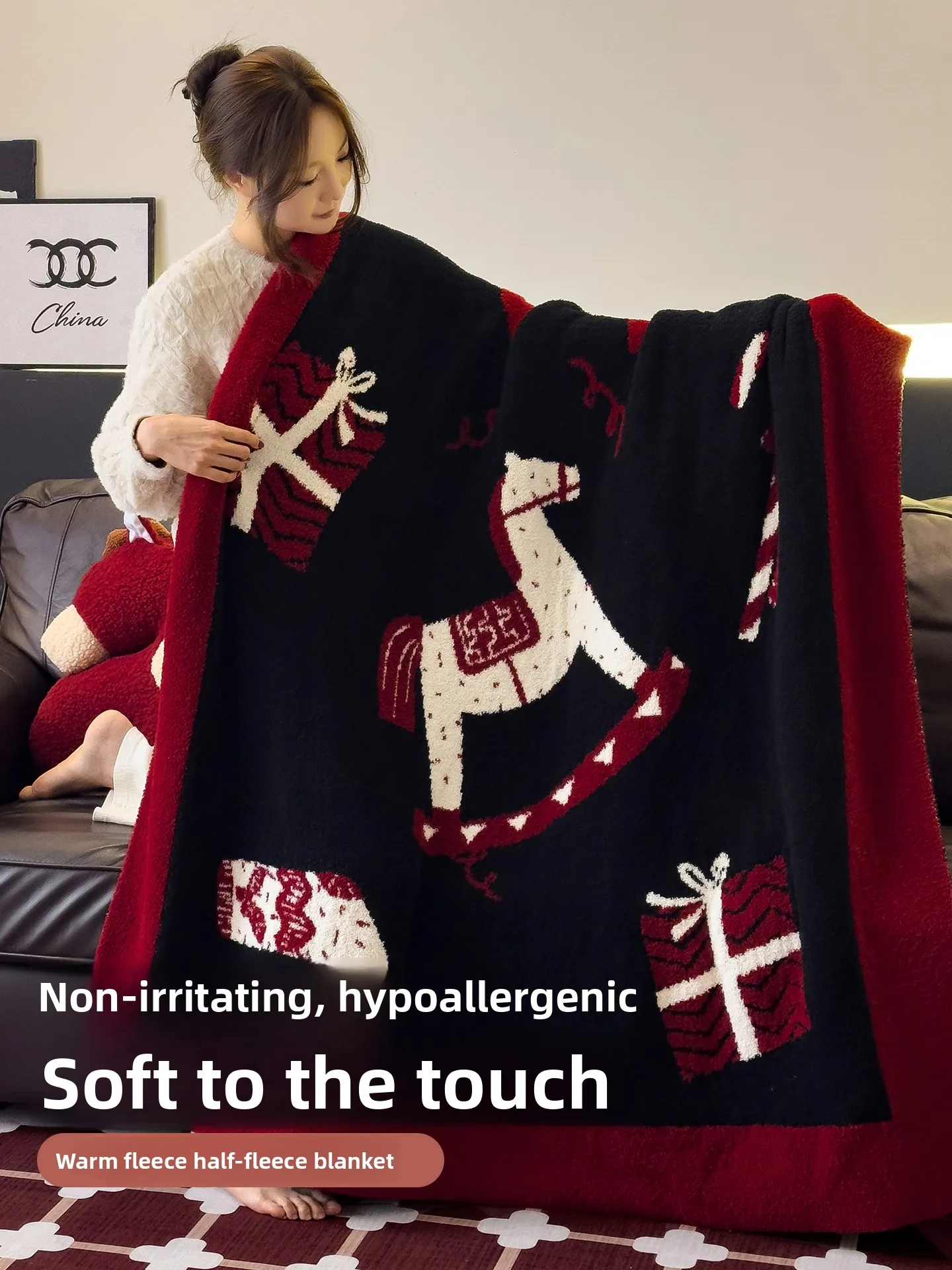 Thickened Half-Fur Blanket Autumn Winter Office Sofa Decorative Cover Blanket Summer Spring Seasonal Versatile Warm Cartoon P...
Thickened Half-Fur Blanket Autumn Winter Office Sofa Decorative Cover Blanket Summer Spring Seasonal Versatile Warm Cartoon P...