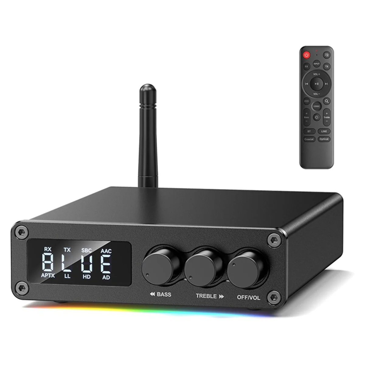 Retails Bluetooth 5.2 Transmitter Receiver for TV, Home Stereo, BT Headset, Low Latency HD Bluetooth Audio Decoder Adapter
Retails Bluetooth 5.2 Transmitter Receiver for TV, Home Stereo, BT Headset, Low Latency HD Bluetooth Audio Decoder Adapter