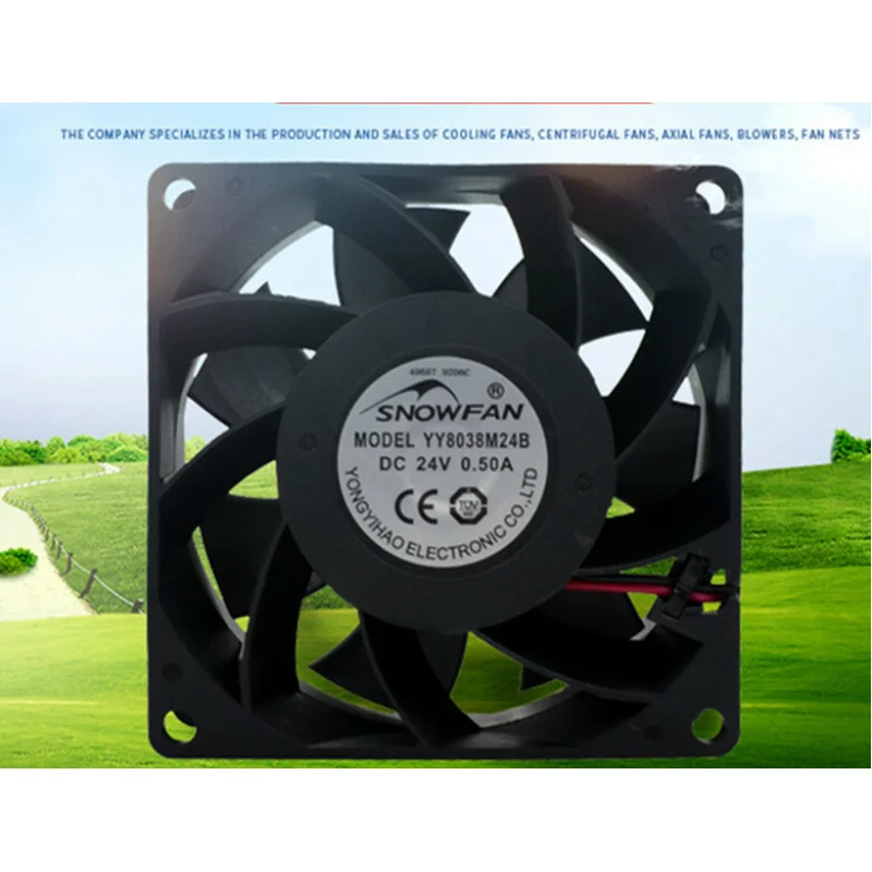 Z YY8038M24B 24V 0.5A 5700rpm 8038 10.32W industrial inverter double ball fan
Z YY8038M24B 24V 0.5A 5700rpm 8038 10.32W industrial inverter double ball fan
