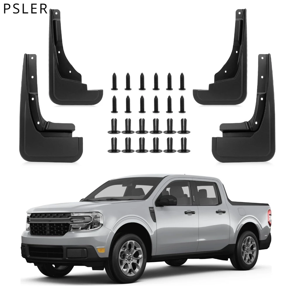 Car Mud Guard Kit Splash Guards Mudguards Mudflaps with Hardware Kits Accessory Front and Rear for Ford Maverick 2022-2024
Car Mud Guard Kit Splash Guards Mudguards Mudflaps with Hardware Kits Accessory Front and Rear for Ford Maverick 2022-2024