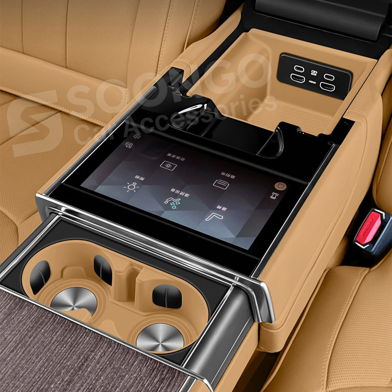 Для Land Rover Range Rover Vogue Autobiography 2023-2026: Силиконовый защитный коврик-накладка для заднего электрического подлокотника с подстаканником
Для Land Rover Range Rover Vogue Autobiography 2023-2026: Силиконовый защитный коврик-накладка для заднего электрического подлокотника с подстаканником