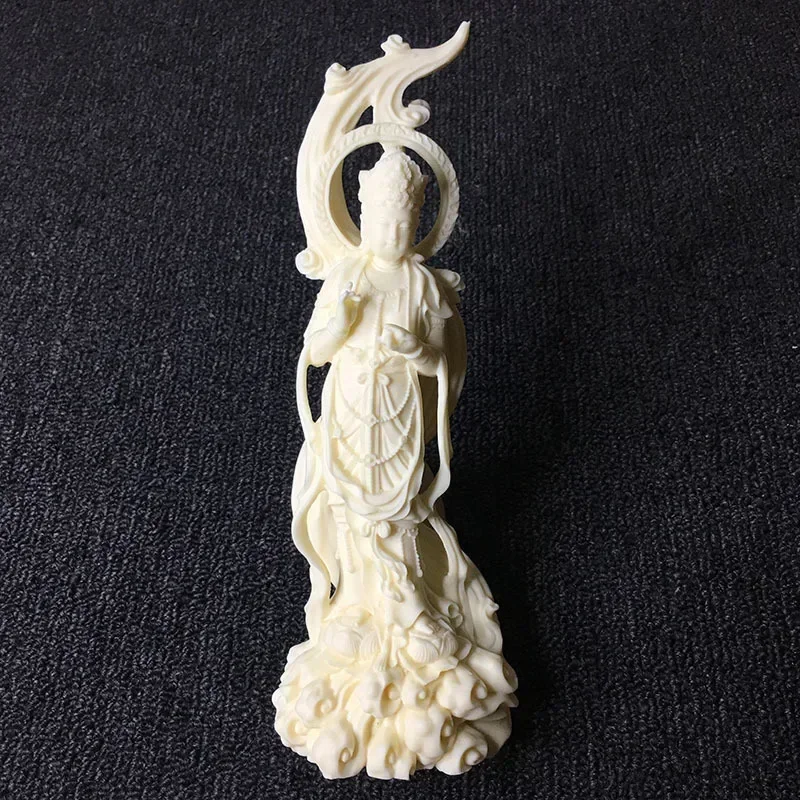Статуя Будды Guanyin, резьба белого цвета, аксессуары для украшения дома, современный подарок ручной работы
Статуя Будды Guanyin, резьба белого цвета, аксессуары для украшения дома, современный подарок ручной работы
