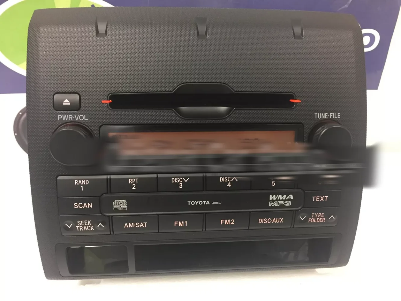 Радиоприемник для Toyota Tacoma AM FM MP3 CD-плеер стерео OEM 86120-04151 AD1807
Радиоприемник для Toyota Tacoma AM FM MP3 CD-плеер стерео OEM 86120-04151 AD1807