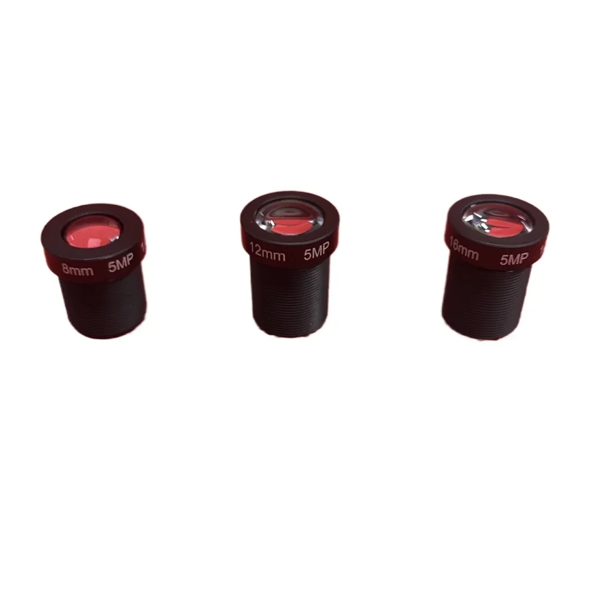5.0MP CCTV Lens 8mm 12mm 16mm 1/2.5 Inch M12 Mount Long Distance View for AHD IP Camera Security Video Recorder