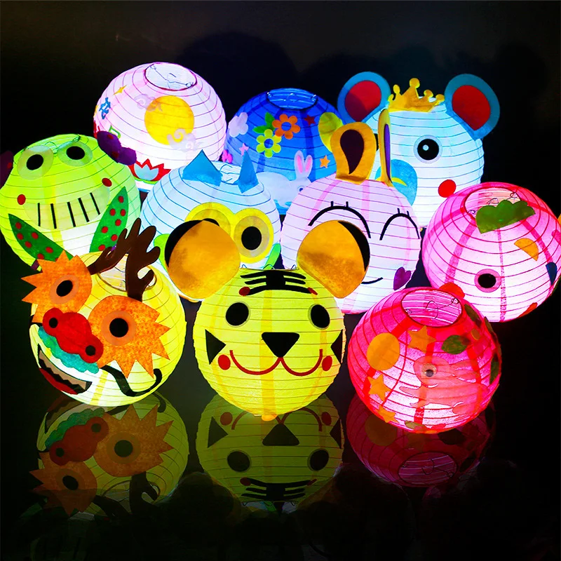 10pcs Light DIY LED Glow Cartoon Animal Lantern Round Up Paper Children Party Birthday Gift Halloween Wedding Festival
10pcs Light DIY LED Glow Cartoon Animal Lantern Round Up Paper Children Party Birthday Gift Halloween Wedding Festival