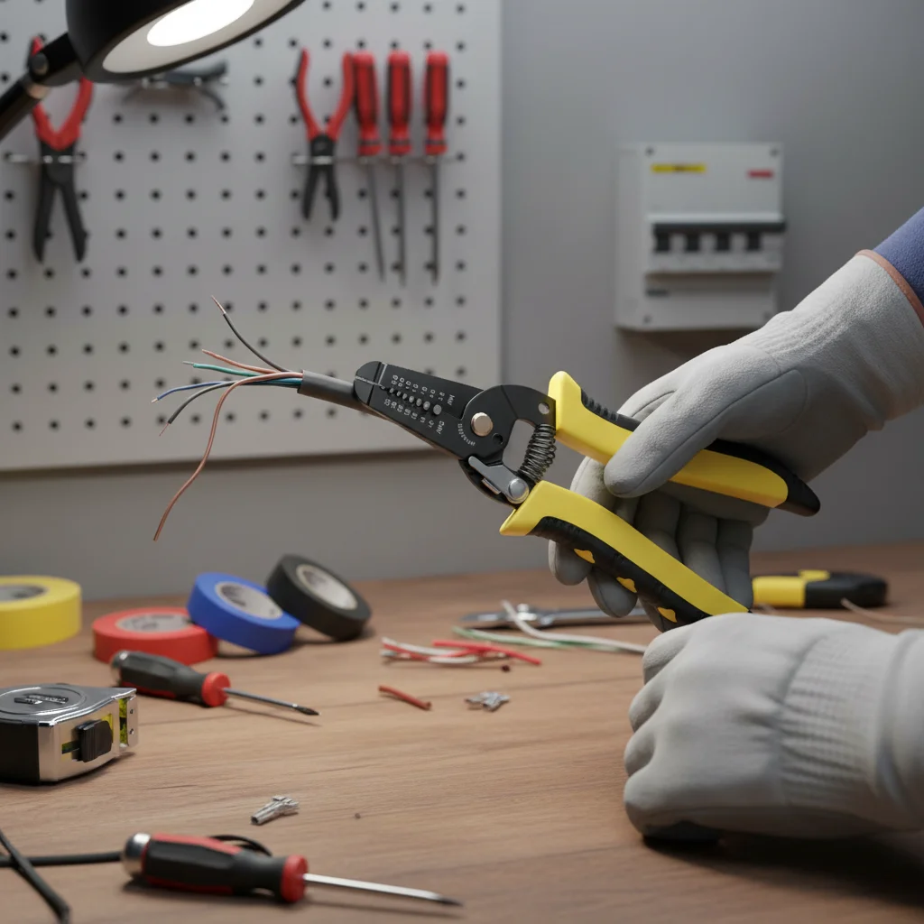 Electrician Wire Stripping Pliers With High-Carbon Steel Multifunction Plier For Home Repair And Cable Cutting
Electrician Wire Stripping Pliers With High-Carbon Steel Multifunction Plier For Home Repair And Cable Cutting