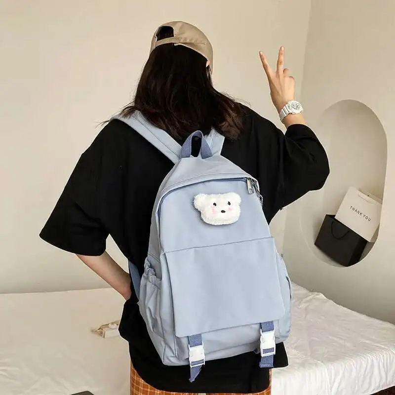 Backpack New Waterproof Women With Pendant Female Schoolbag for Teenage Girls Travel Rucksack College Laptop Bag Mochila
Backpack New Waterproof Women With Pendant Female Schoolbag for Teenage Girls Travel Rucksack College Laptop Bag Mochila